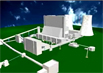 3D Modell Kraftwerk Schwarze Pumpe 